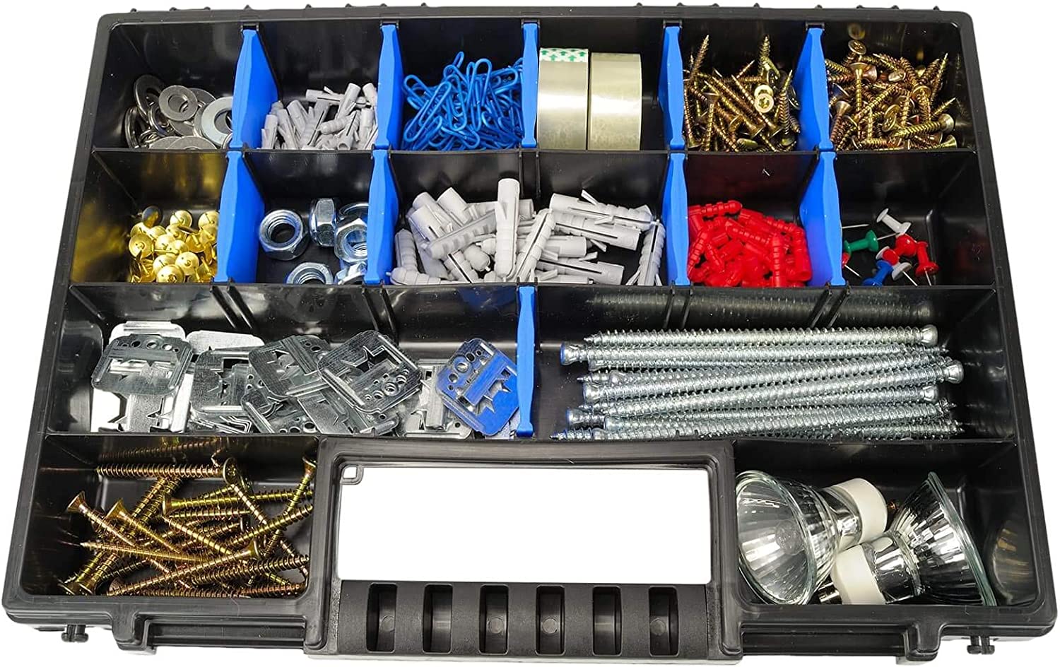 Haskyy Sortimentskasten für Kleinteile Organizer Sortierbox Stapelbar Schraubenbox Kleinteilemagazin