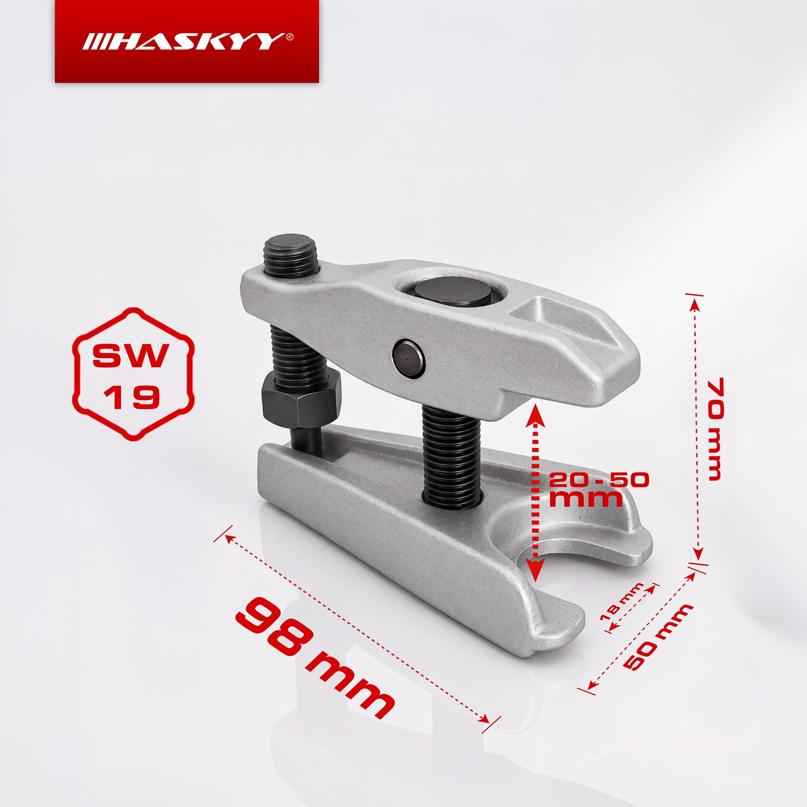 HASKYY 2-teiliger Universal Kugelgelenk-/Spurstangenkopf-Abzieher Satz