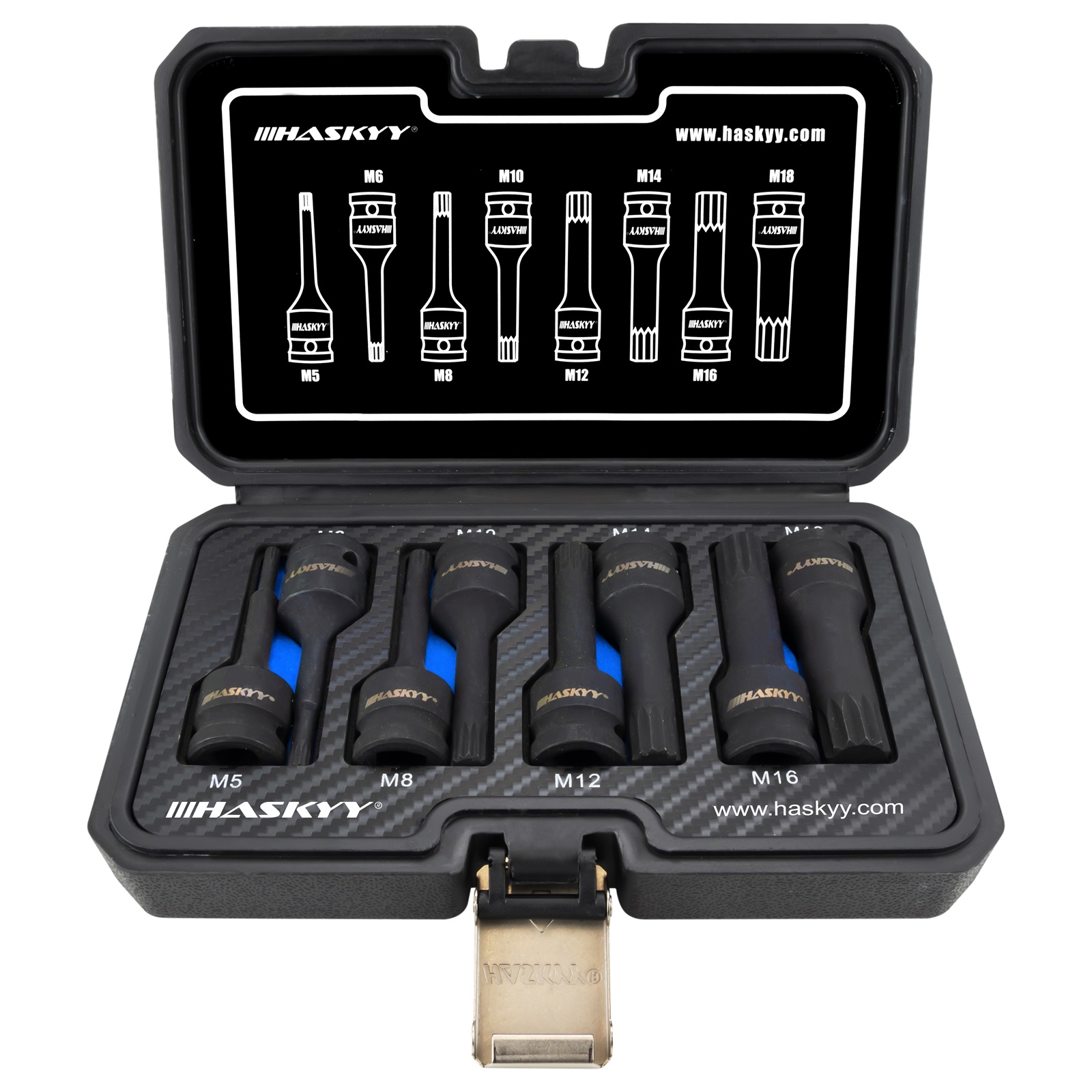 Innenvielzahn Steckschlüssel Satz XZN-Set M4 M5 M6 M8 M10 M12 M14 M16 Stecknuss Innenvielzahn Steckschlüssel Satz XZN-Set M4 M5 M6 M8 M10 M12 M14 M16 Stecknuss