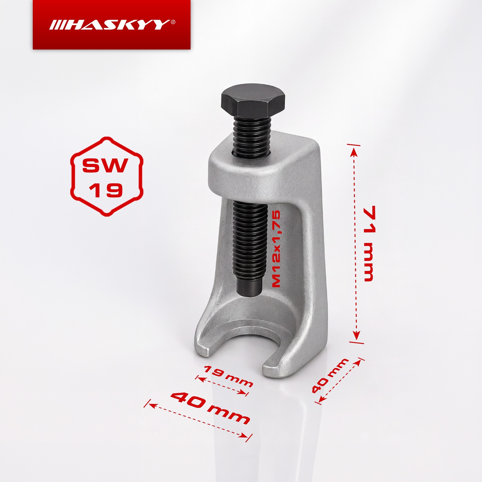 HASKYY 2-teiliger Universal Kugelgelenk-/Spurstangenkopf-Abzieher Satz
